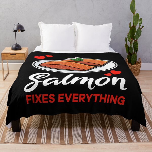 Item preview, Salmon fixes everything saying designed and sold by jonmlam.