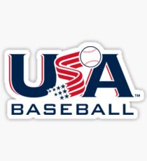 USA Baseball Logo V2 Sticker