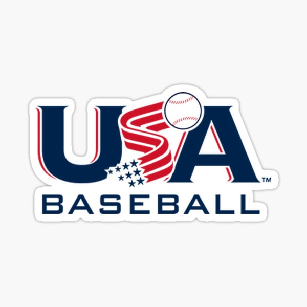 USA Baseball Logo Sticker