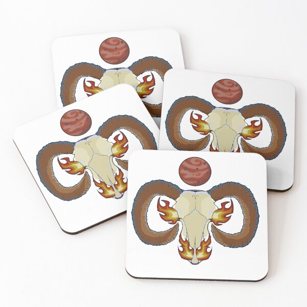 Item preview, aries skull sign designed and sold by Winteriss.