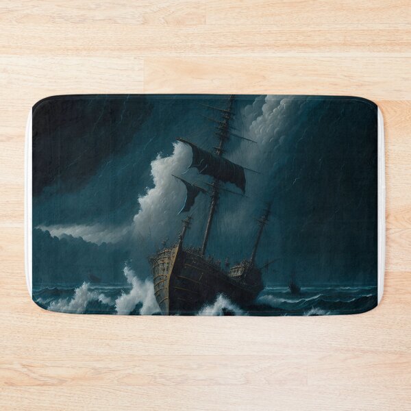 Item preview, Vigorous Brushstrokes: A Captivating Stormy Sea Artwork designed and sold by RedArtG09.
