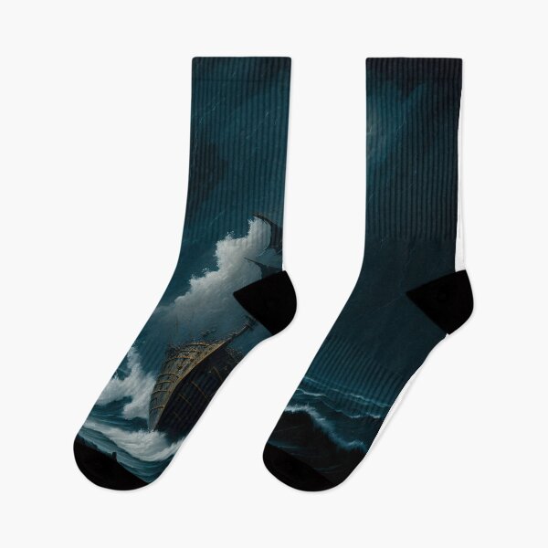 Item preview, Vigorous Brushstrokes: A Captivating Stormy Sea Artwork designed and sold by RedArtG09.