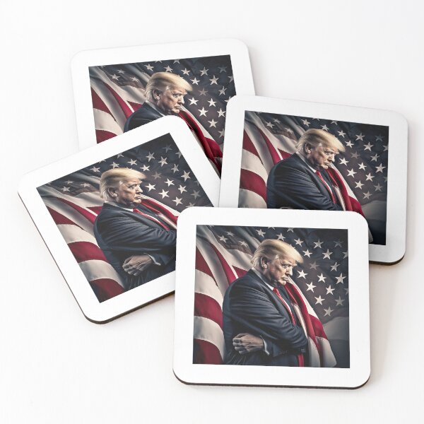 Item preview, Trump hugging the American flag designed and sold by AmericaFirst10.