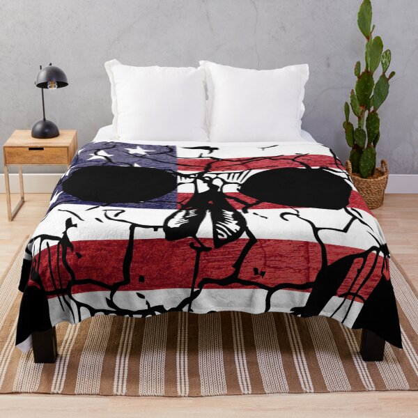 Item preview, Skull Flag of USA,halloween designed and sold by EpicMaps.