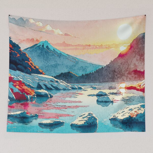 Item preview, Magic at Sunset - Nature Landscape designed and sold by Kijiermono.