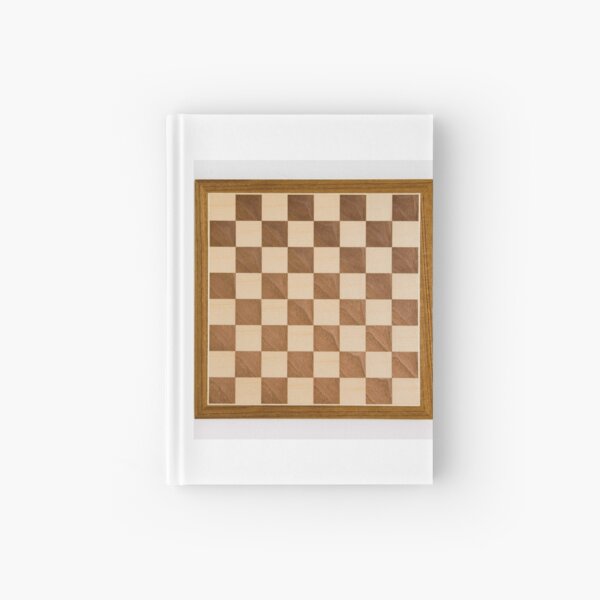 Chess board, playing chess, any convenient place Hardcover Journal