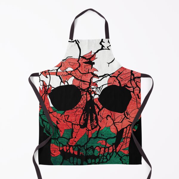 Item preview, Skull Flag of Wales,halloween designed and sold by EpicMaps.