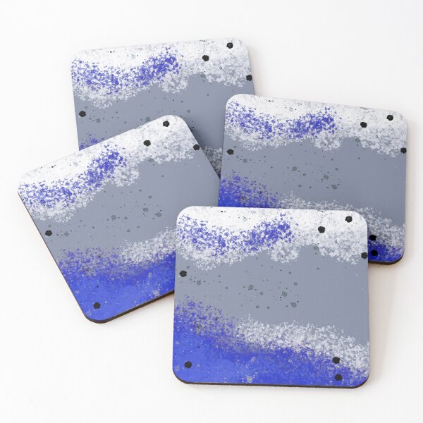 Item preview, Abstraction in blue, grey and white designed and sold by belettelepink.