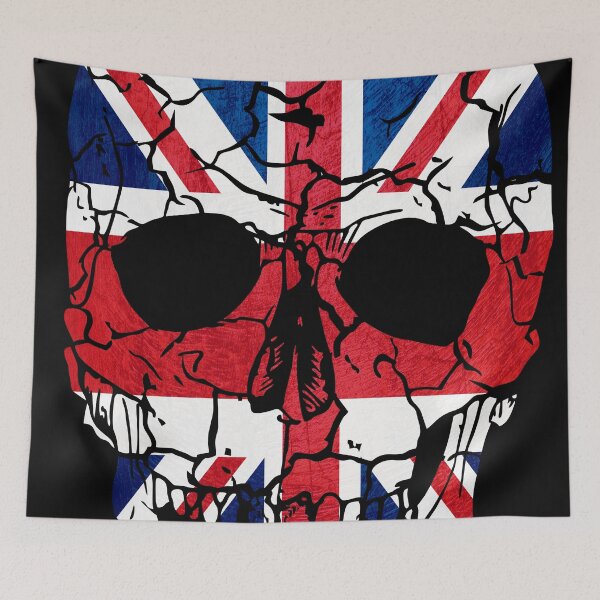 Item preview, Skull Flag of UK,halloween designed and sold by EpicMaps.