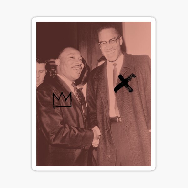Martin and Malcom Sticker