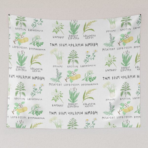 Item preview, The Nine Sacred Herbs designed and sold by thelittleforest.