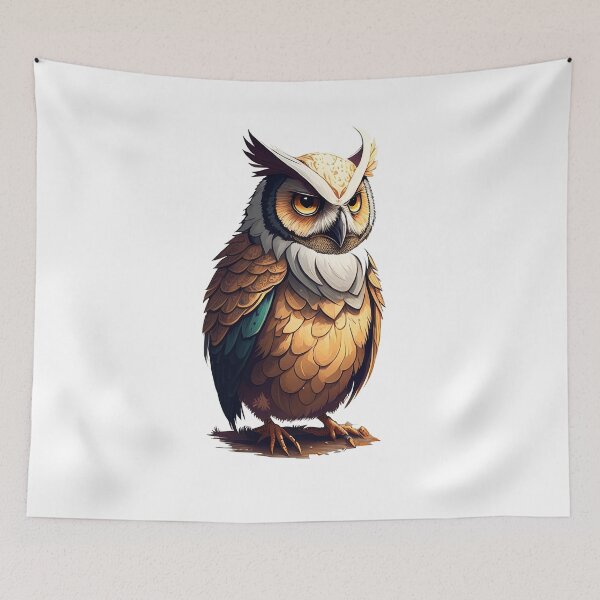 Aperçu de l'œuvre Angry Owl créée et vendue par Sanan Israyilli.