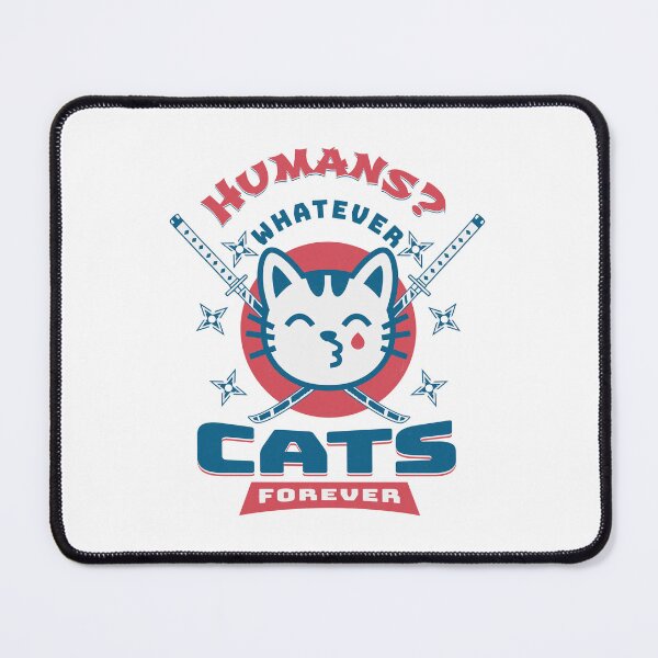 Item preview, Funny Humans Whatever Cats Forever for cat mom cat dad designed and sold by cutefashion.