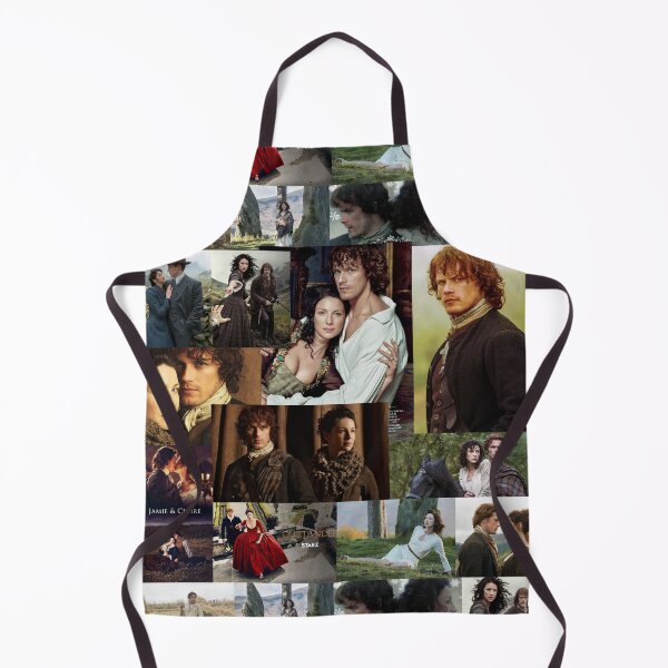 Vista previa del artículo con la obra «Collage abstracto del elenco de Outlander», diseñado y vendido por GoghGetta.