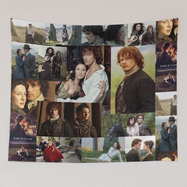 Item preview, Outlander Cast Abstract Collage designed and sold by GoghGetta.