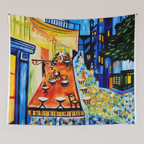 Item preview, Cafe Terrace at Night - Van Gogh Tribute designed and sold by artbydanielle.