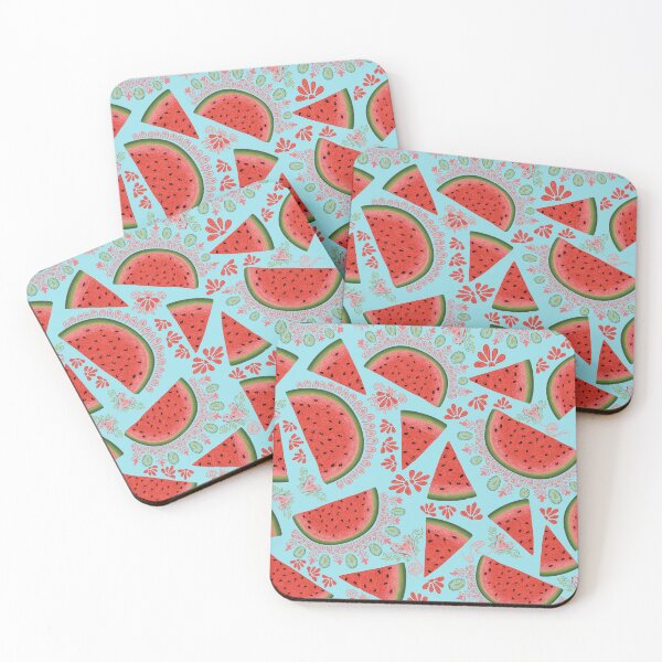 Item preview, Watermelon Zentangle pattern designed and sold by SurfPixieArt.