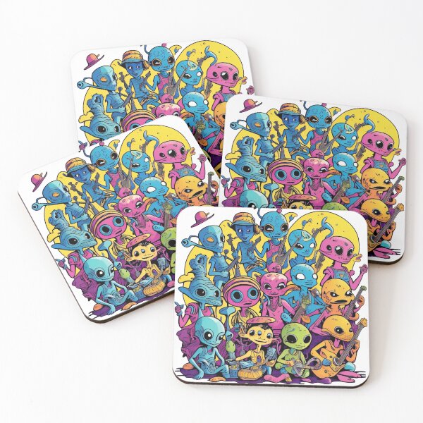 Item preview,  Hand drawn vector illustration of Monsters and cute alien friendly, cool and cute designed and sold by Sanan Israyilli.