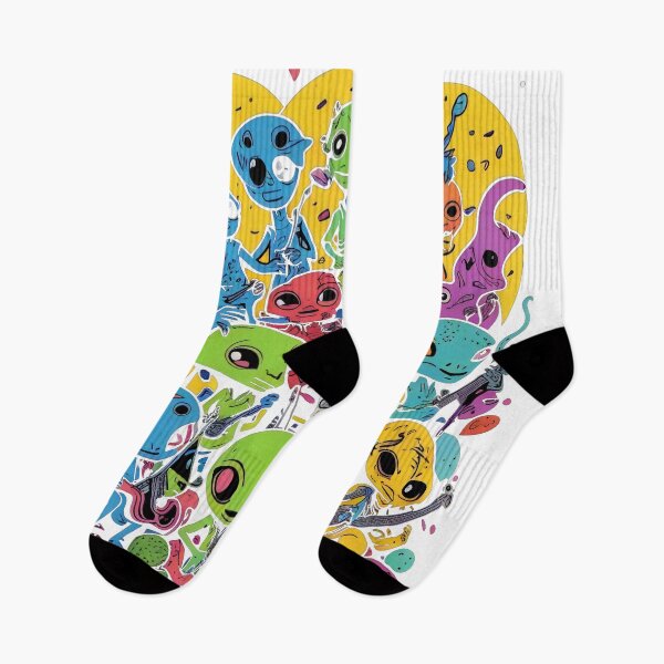 Item preview,  Hand drawn vector illustration of Monsters and cute alien friendly, cool and cute designed and sold by Sanan Israyilli.