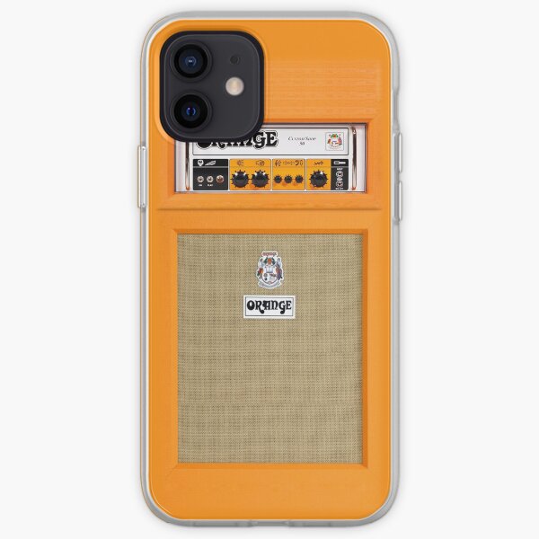 Orange color amp amplifier iPhone Soft Case