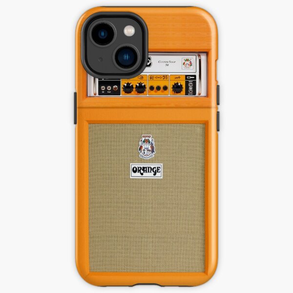 Orange color amp amplifier iPhone Tough Case