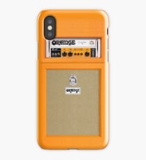 Orange color amp amplifier iPhone Case