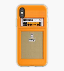 Orange color amp amplifier iPhone Case
