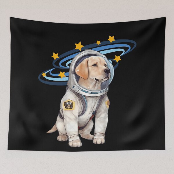 Item preview, Labrador Retriever Astronaut designed and sold by IckeDesing.