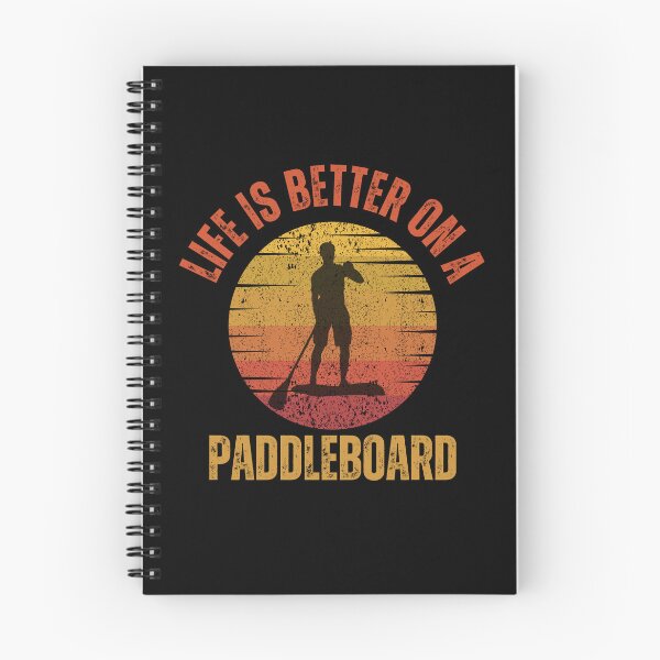 Item preview, Life is better on a paddleboard with retro sunset designed and sold by aliveinmiddle.