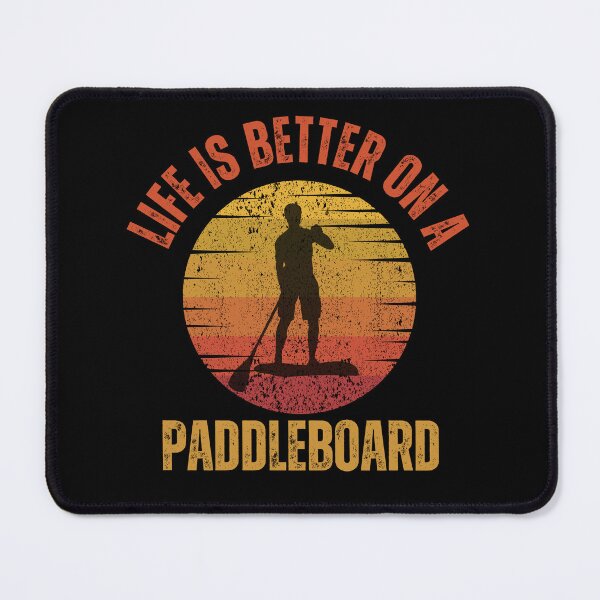 Item preview, Life is better on a paddleboard with retro sunset designed and sold by aliveinmiddle.