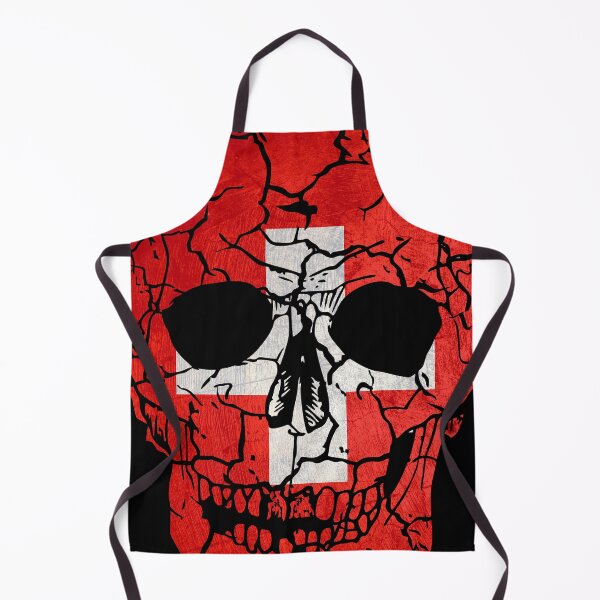 Item preview, Skull Flag of Switzerland,halloween designed and sold by EpicMaps.