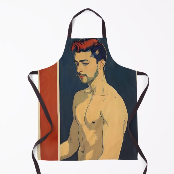 Item preview, Toulouse-Lautrec Theatre Poster Style Topless Man designed and sold by YassBro.