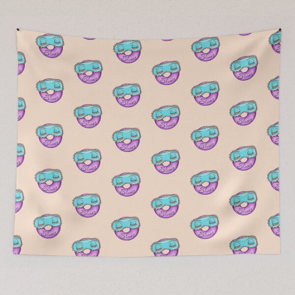 Item preview, Sleepy donuts mood with mask breakfast at Tiffany’s  designed and sold by ElishasArt17.