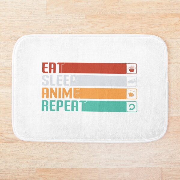 Item preview, Eat Sleep Anime Repeat designed and sold by 0allthing.