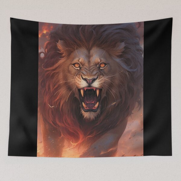 Item preview, The Lion's Rage designed and sold by voidcrow.