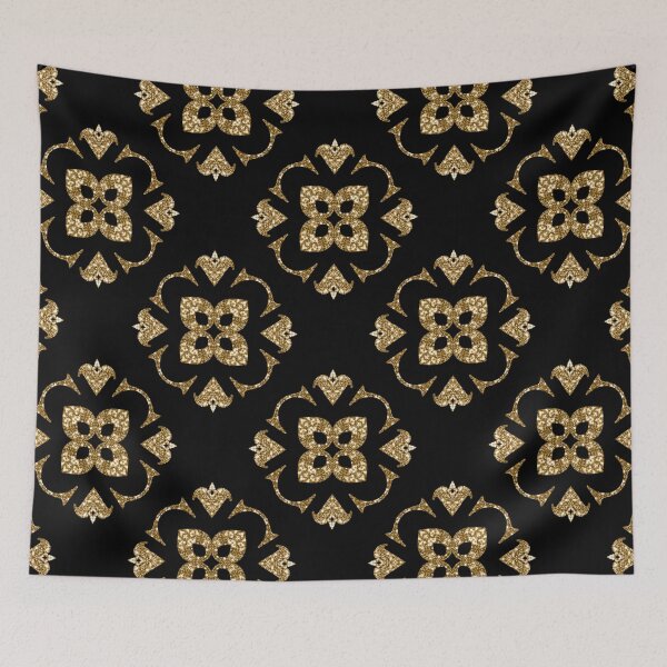 Item preview, Black and gold pattern designed and sold by JarmilaRaja.