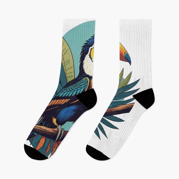 Item preview,  Toucan on a branch of a palm tree designed and sold by Sanan Israyilli.
