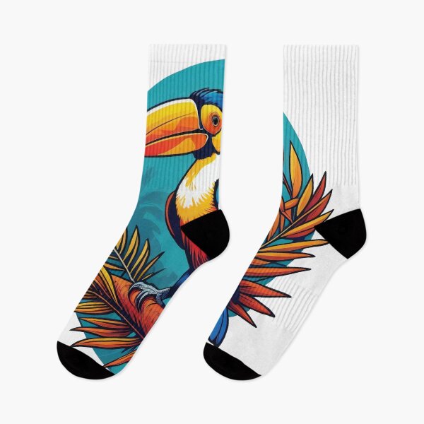 Item preview, Toucan on a branch of a palm tree designed and sold by Sanan Israyilli.