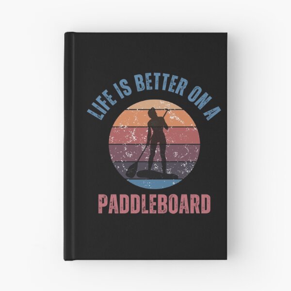 Item preview, Life is better on a paddleboard - for black background designed and sold by aliveinmiddle.