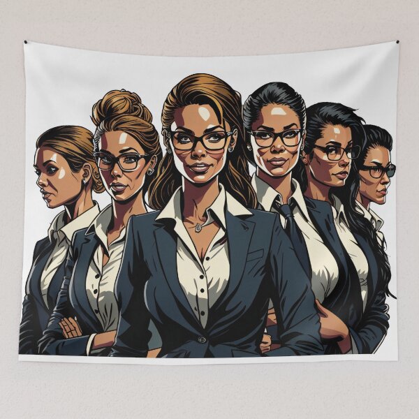 Item preview, Group of businesswomen in suits designed and sold by Sanan Israyilli.