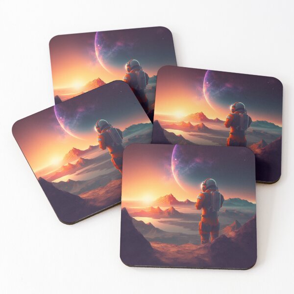 Item preview, Galaxy Space Solar System Planet Mercury/night space sky/outer space galaxy/surrealist deep space/cosmic art designed and sold by aiphotosart.