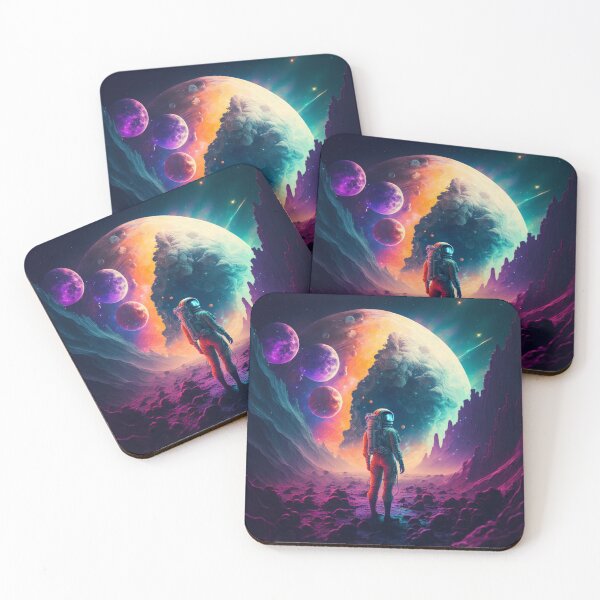 Item preview, Cosmic Dust Clouds/Orion Nebula Sky/Spacewalk Adventure/Saturn Rings System/Comet Meteor Shower/Space Exploration Art designed and sold by aiphotosart.