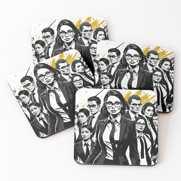 Item preview, Group of businesswomen in suits designed and sold by Sanan Israyilli.