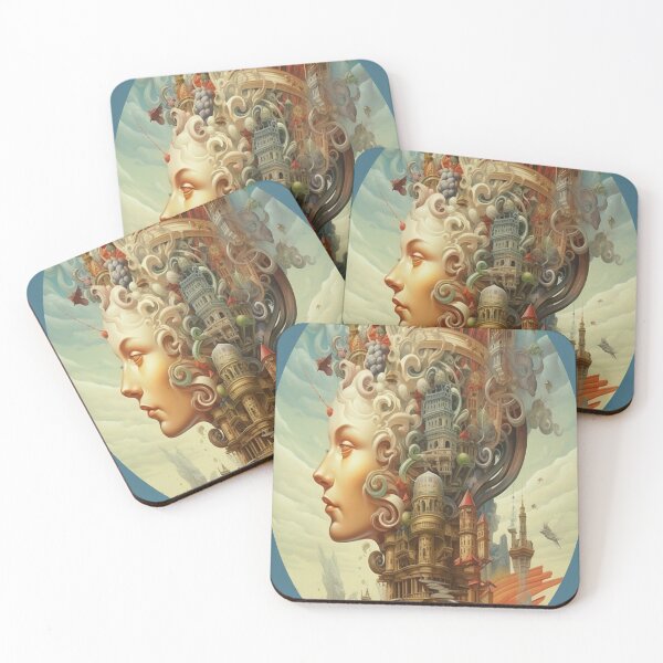 Item preview, "Futuristic Profile: Abstract Woman" designed and sold by Anthonny Barlan.