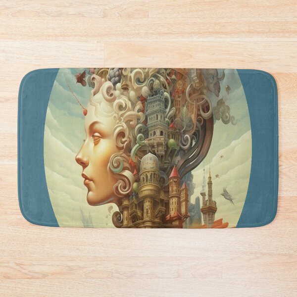 Item preview, "Futuristic Profile: Abstract Woman" designed and sold by Anthonny Barlan.