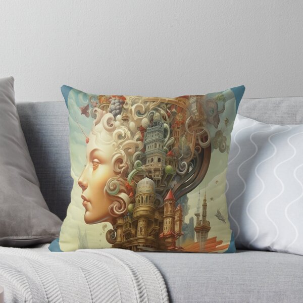 Item preview, "Futuristic Profile: Abstract Woman" designed and sold by Anthonny Barlan.