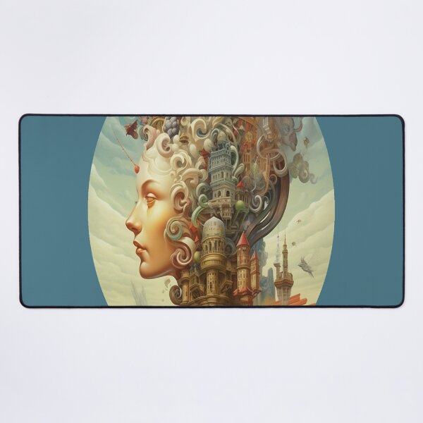 Item preview, "Futuristic Profile: Abstract Woman" designed and sold by Anthonny Barlan.