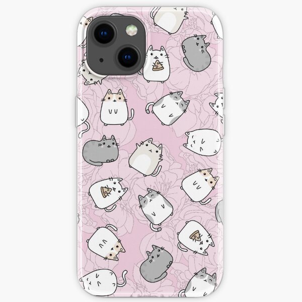 Cute Kawaii Cats Cat Pattern iPhone Soft Case