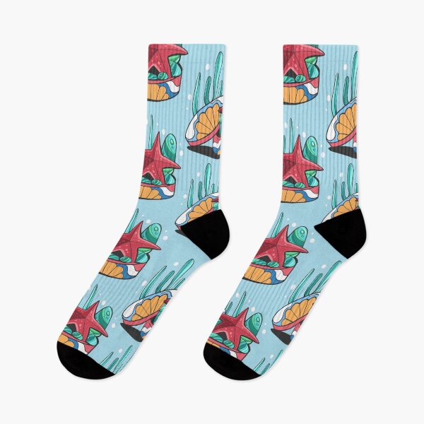 Item preview, Pattern of starfish in cartoon comic style designed and sold by xiukab.