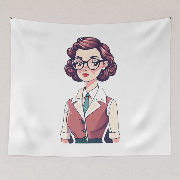 Item preview, Beautiful young woman in glasses designed and sold by Sanan Israyilli.